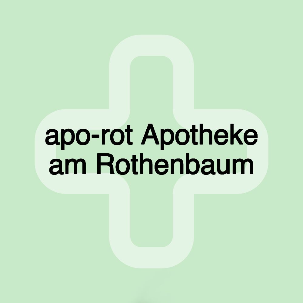 apo-rot Apotheke am Rothenbaum