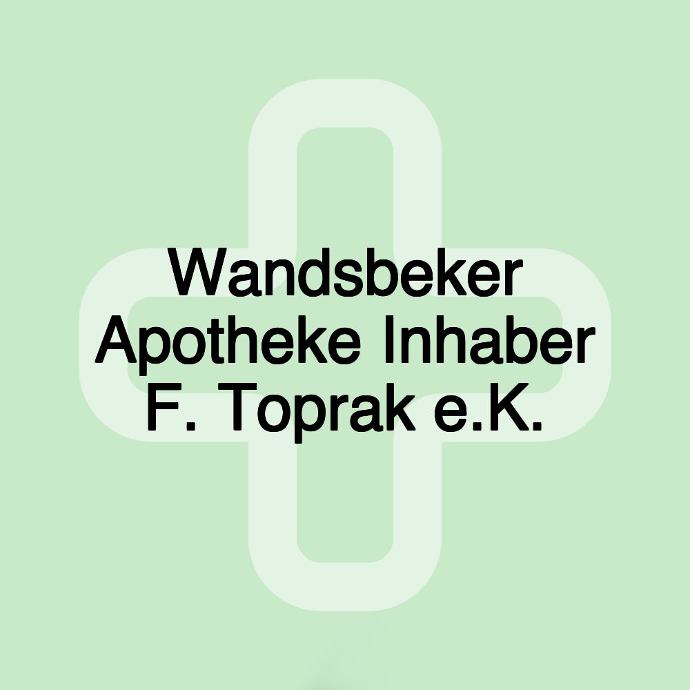 Wandsbeker Apotheke Inhaber F. Toprak e.K.