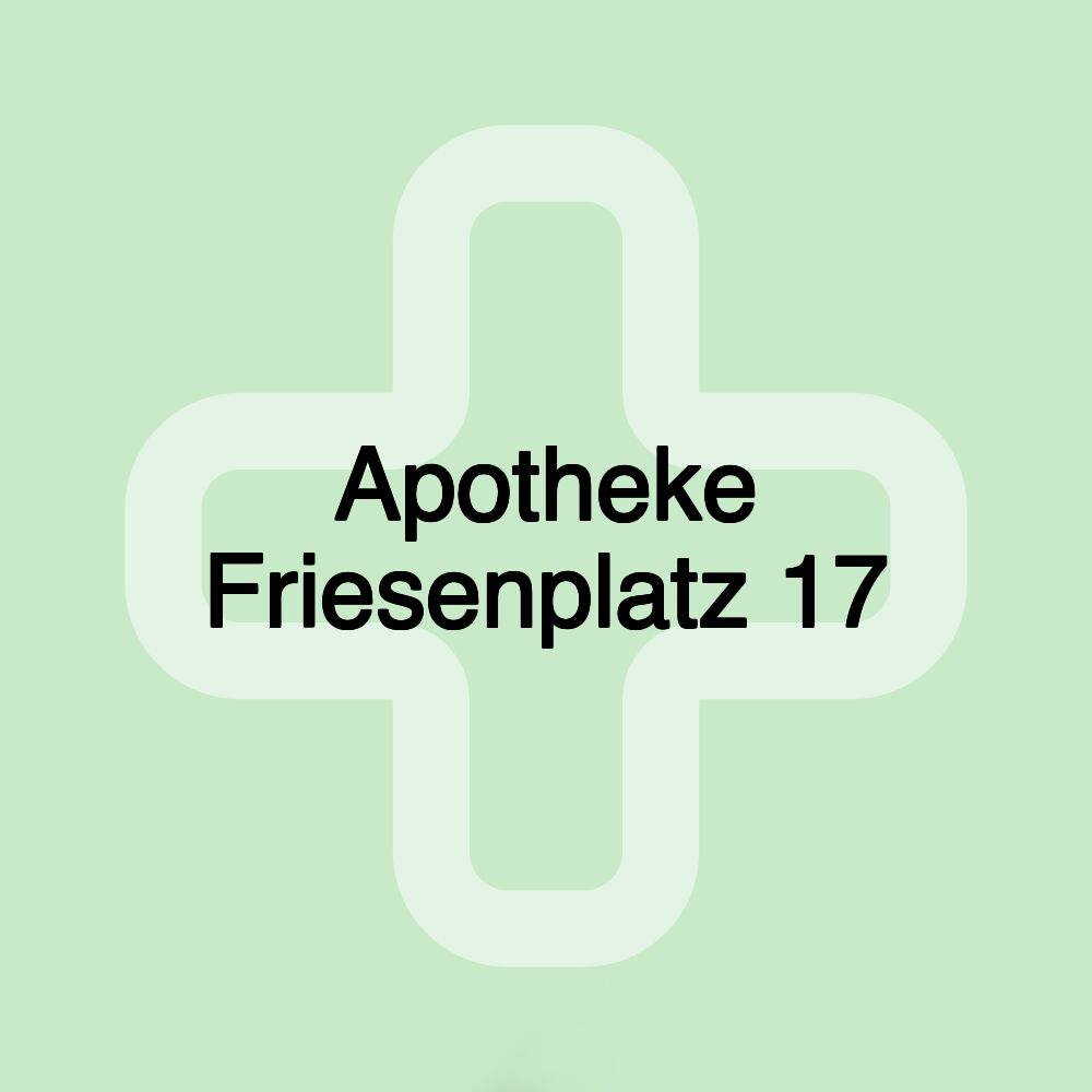 Apotheke Friesenplatz 17