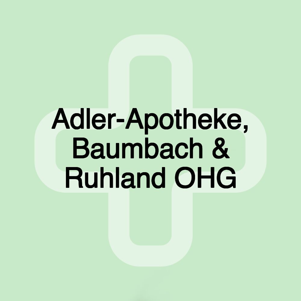 Adler-Apotheke, Baumbach & Ruhland OHG