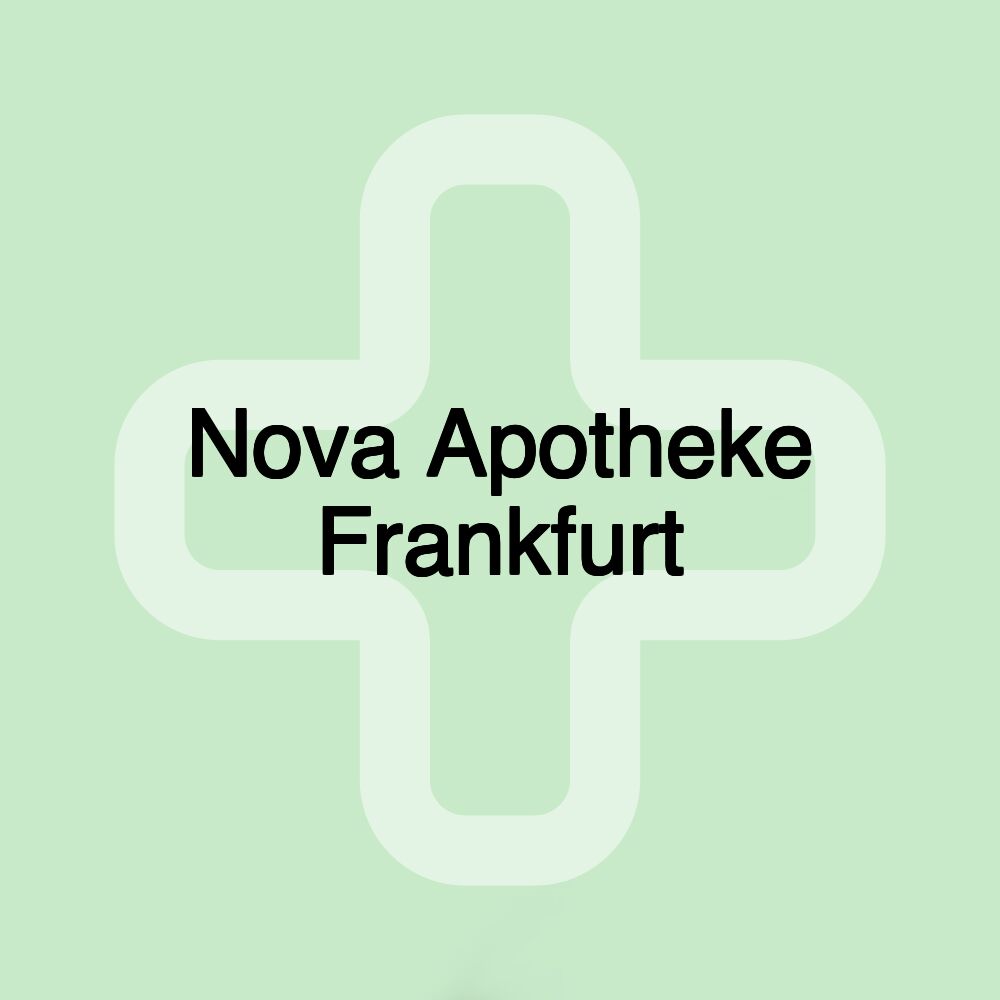 Nova Apotheke Frankfurt