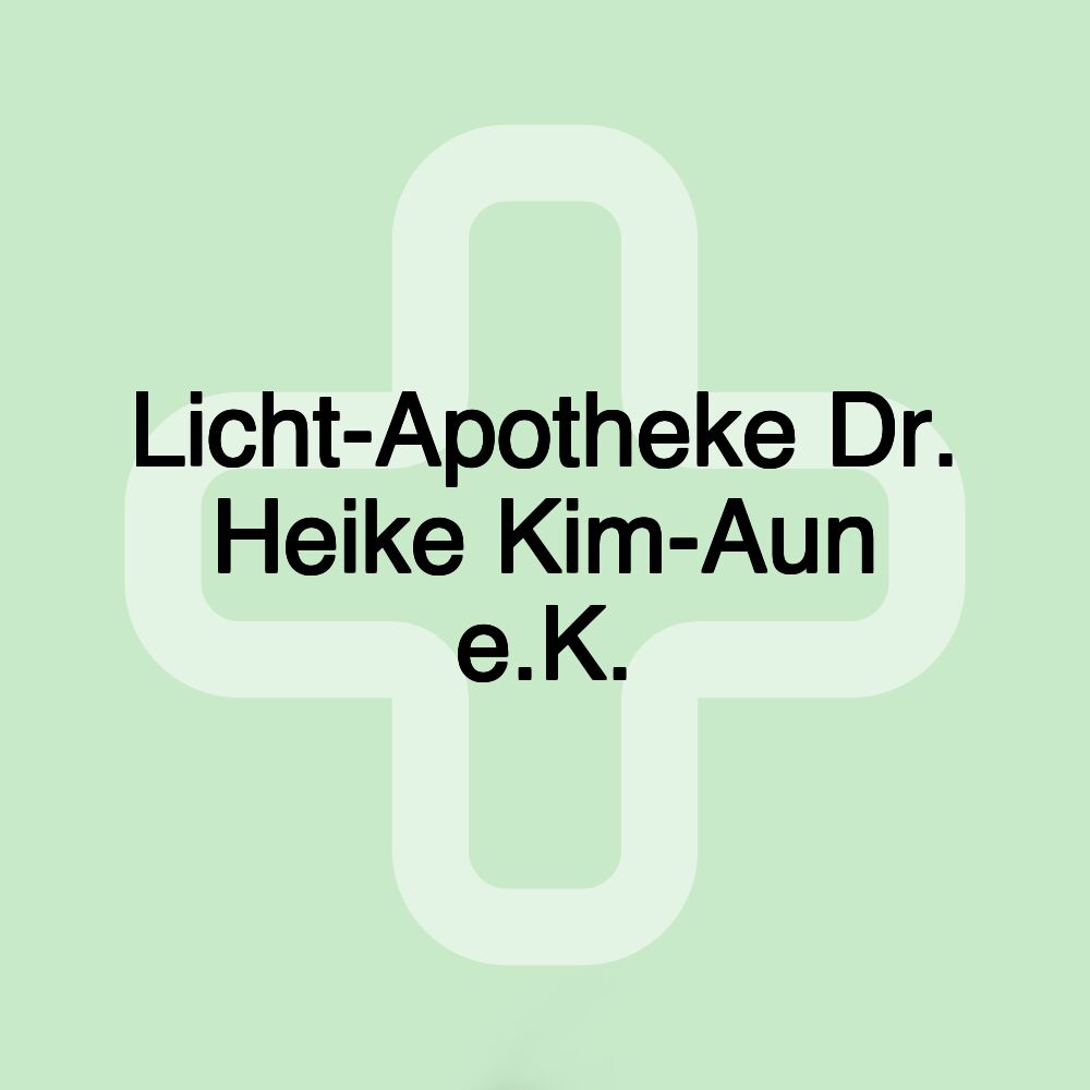 Licht-Apotheke Dr. Heike Kim-Aun e.K.