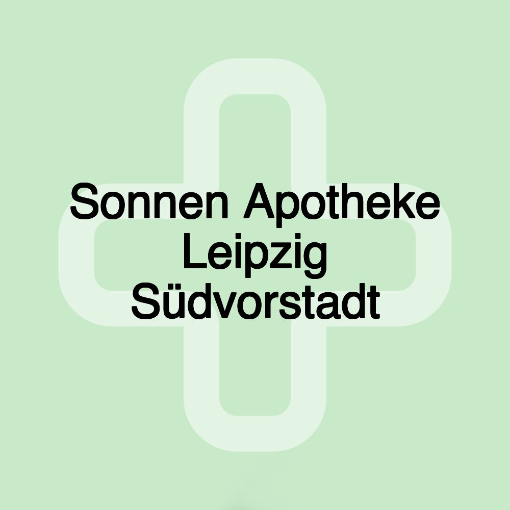 Sonnen Apotheke Leipzig Südvorstadt