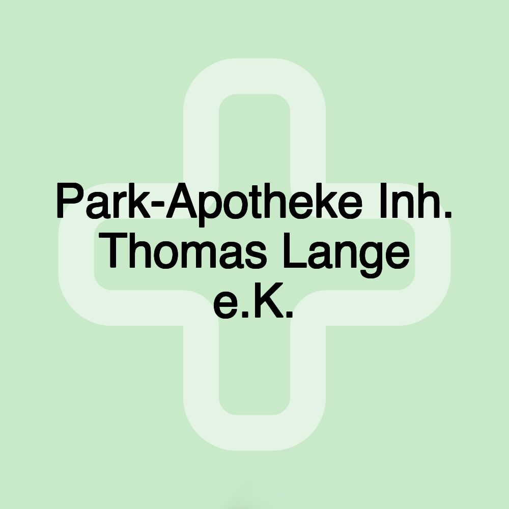 Park-Apotheke Inh. Thomas Lange e.K.