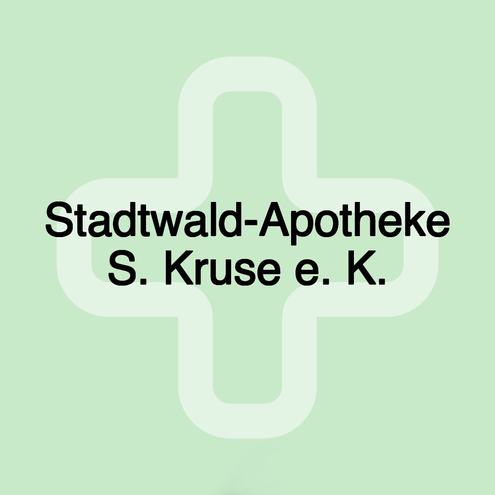 Stadtwald-Apotheke S. Kruse e. K.