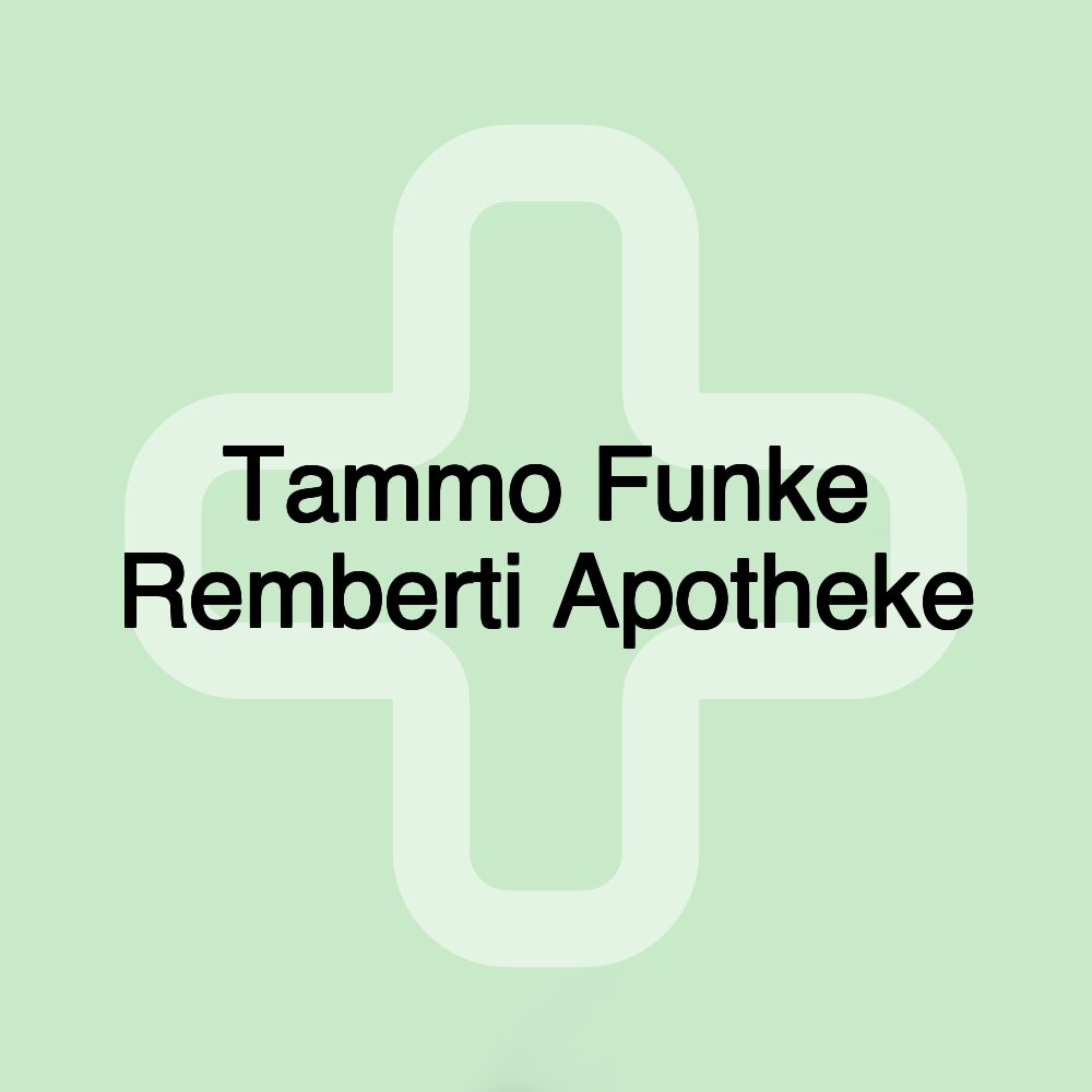 Tammo Funke Remberti Apotheke