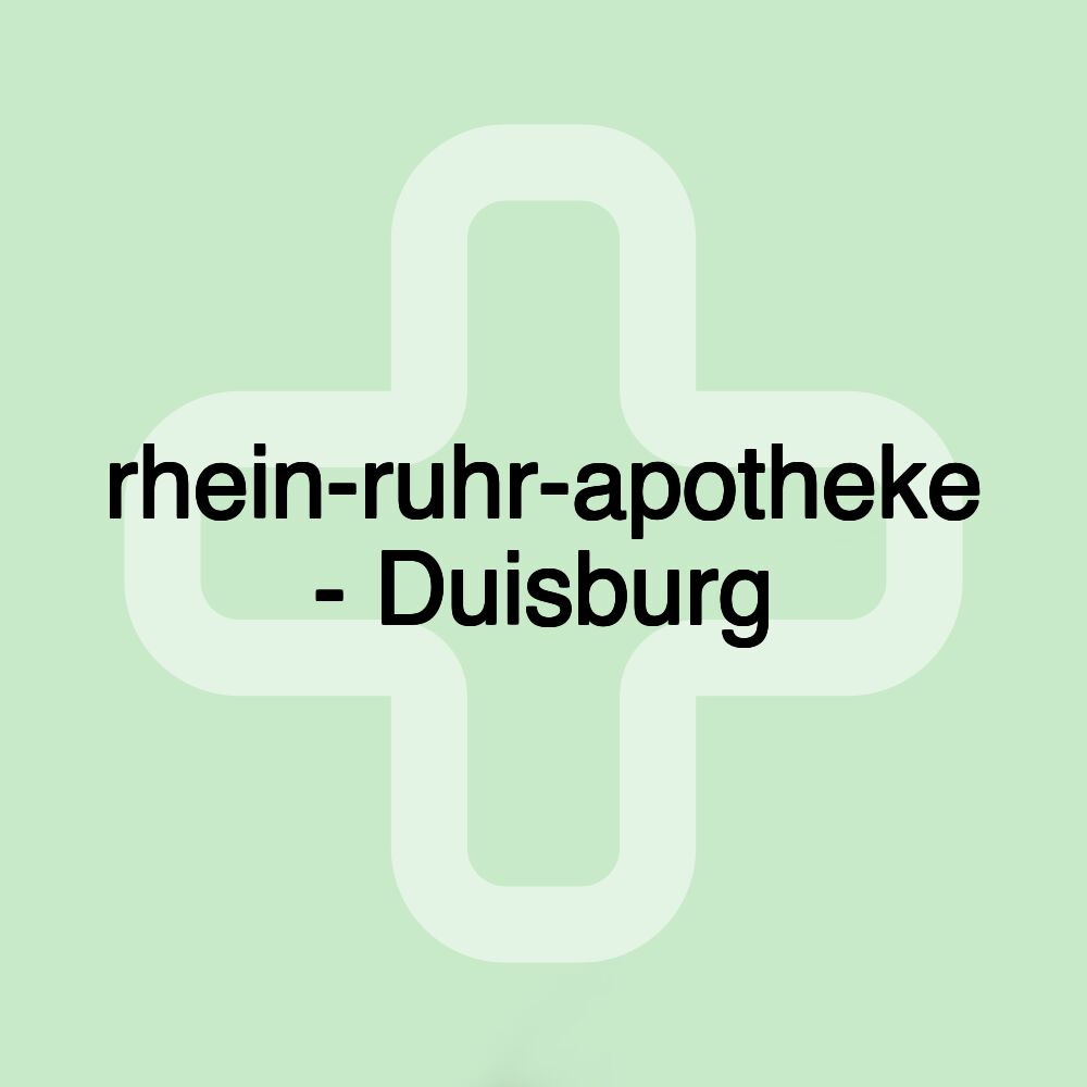 rhein-ruhr-apotheke - Duisburg