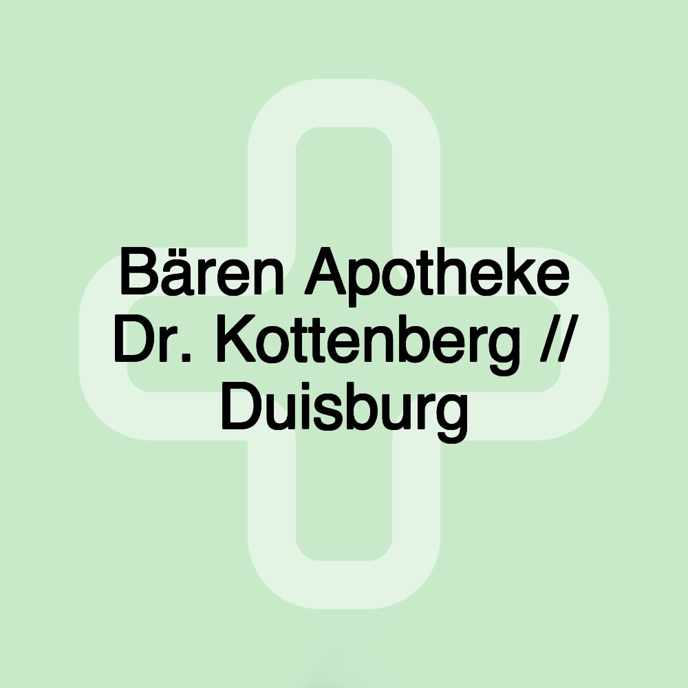 Bären Apotheke Dr. Kottenberg // Duisburg