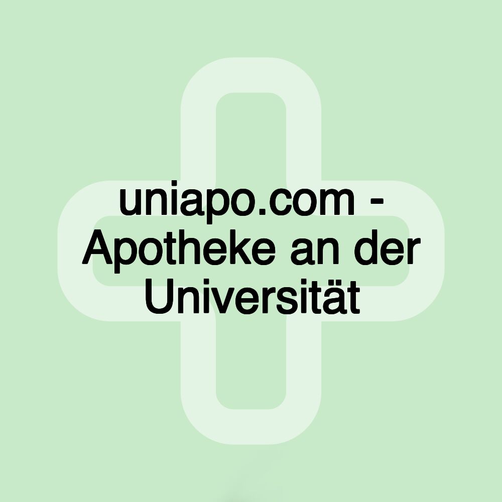 uniapo.com - Apotheke an der Universität