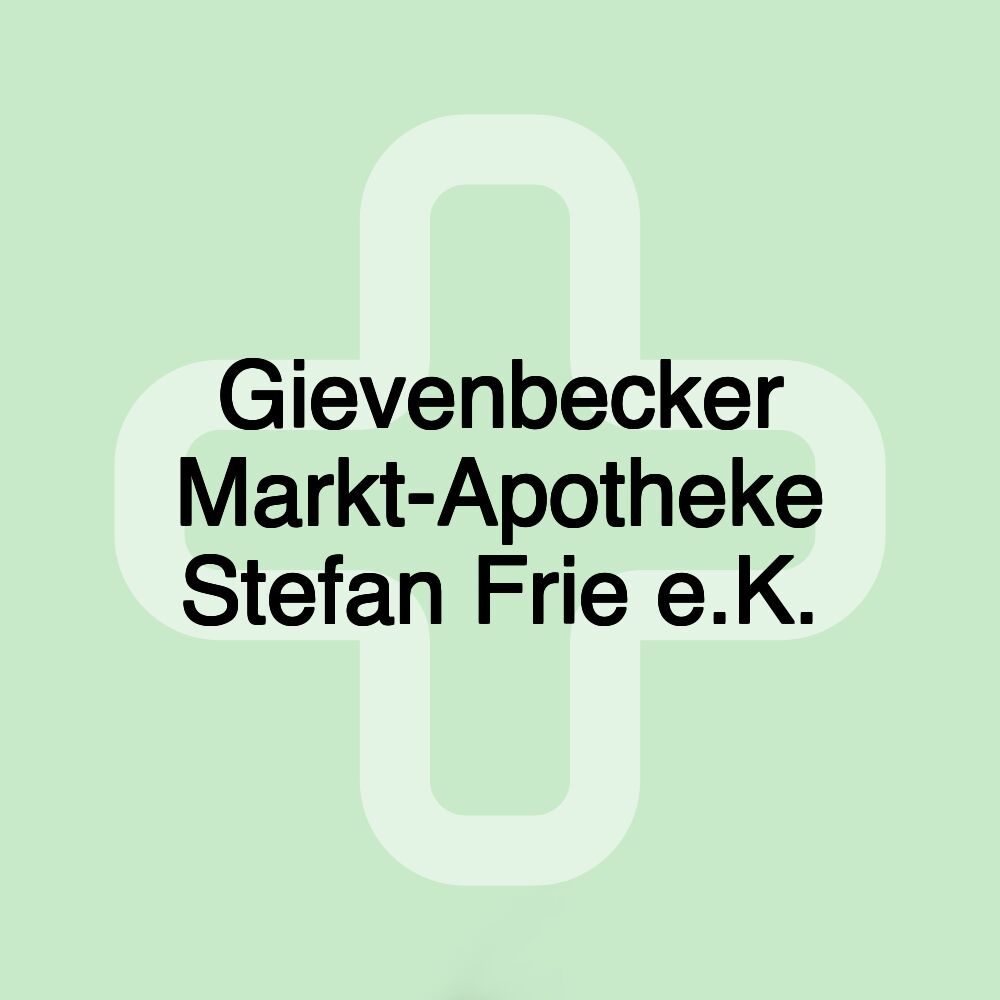 Gievenbecker Markt-Apotheke Stefan Frie e.K.