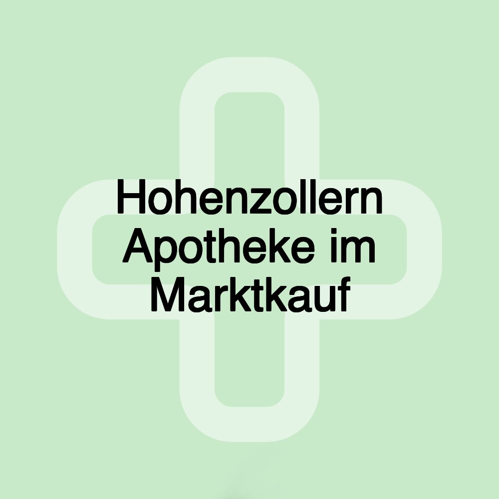 Hohenzollern Apotheke im Marktkauf