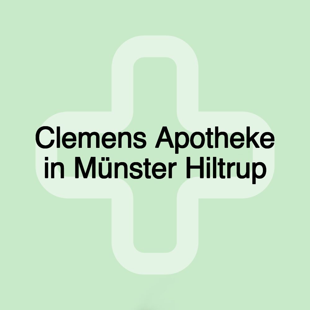 Clemens Apotheke in Münster Hiltrup