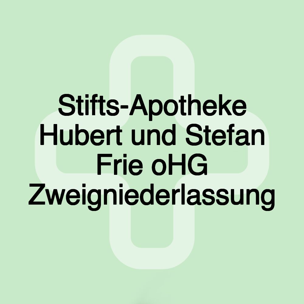 Stifts-Apotheke Hubert und Stefan Frie oHG Zweigniederlassung