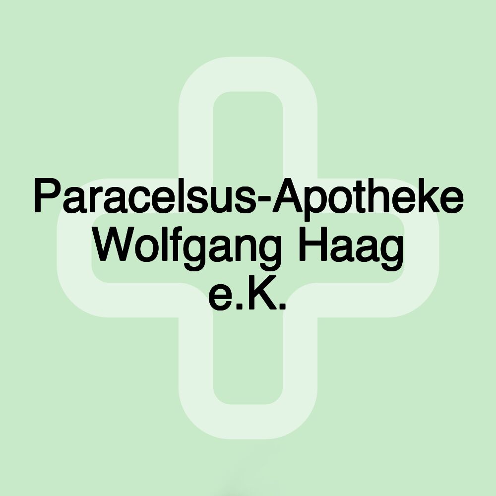 Paracelsus-Apotheke Wolfgang Haag e.K.