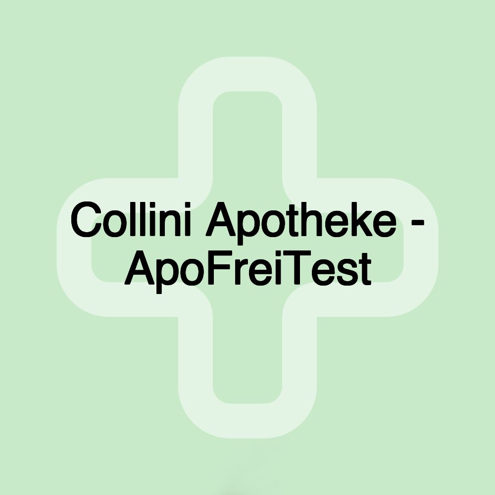 Collini Apotheke - ApoFreiTest