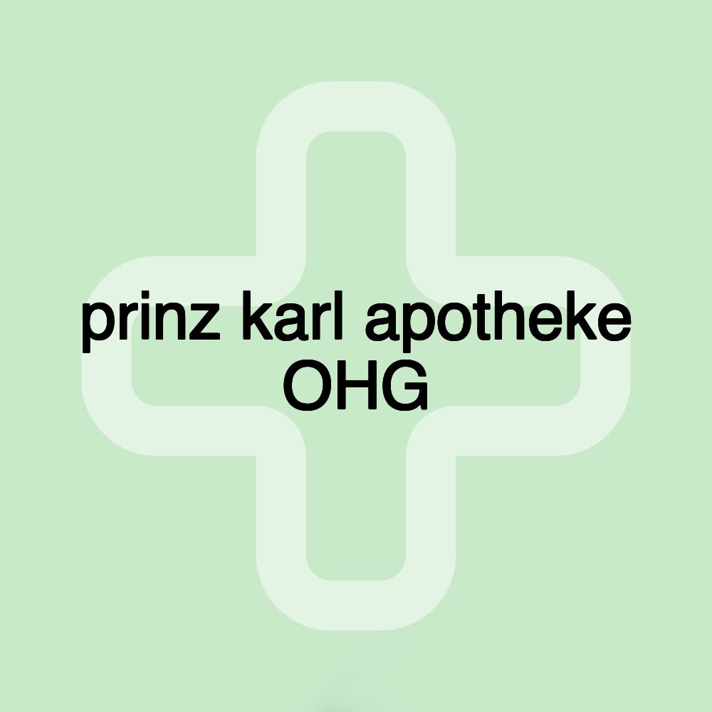 prinz karl apotheke OHG