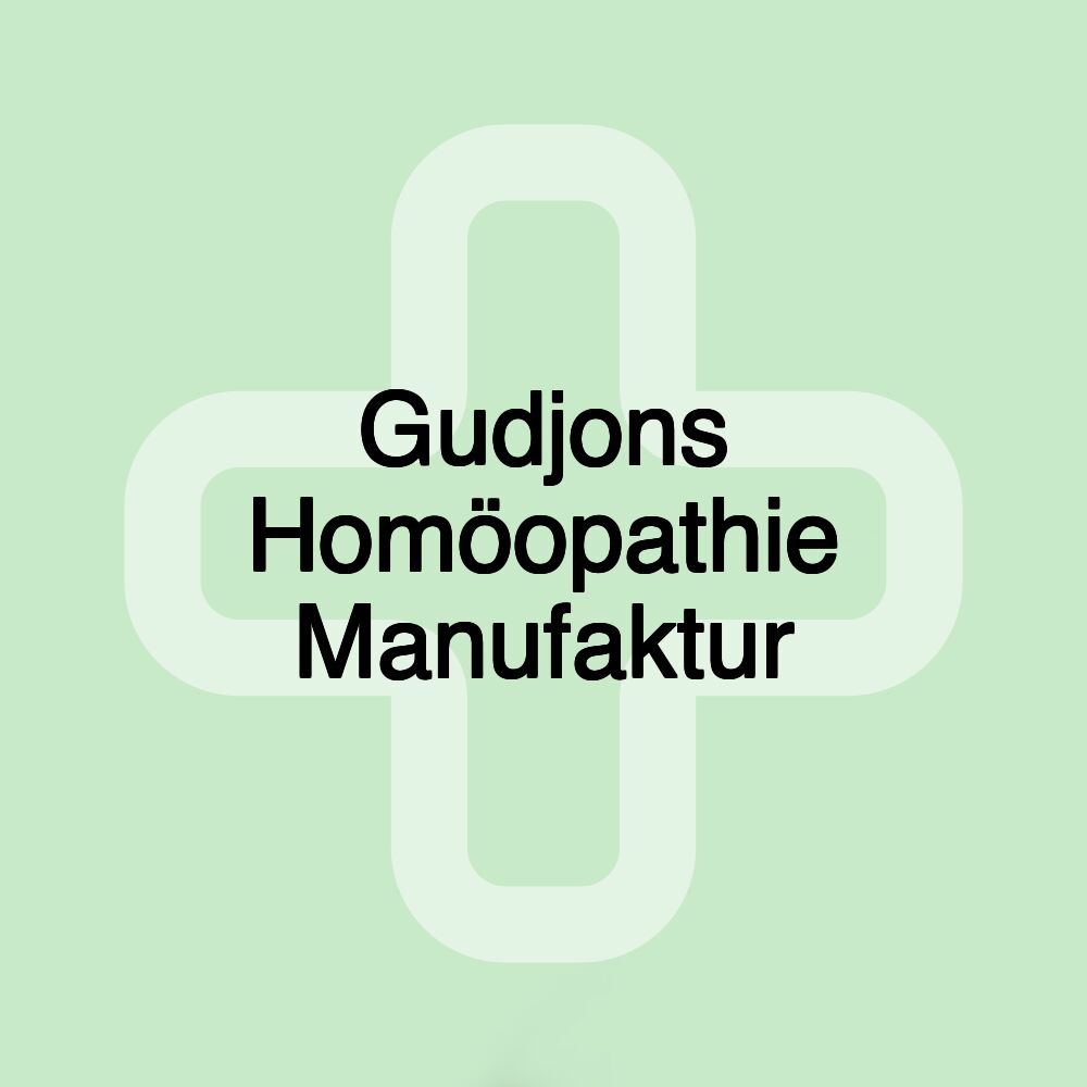 Gudjons Homöopathie Manufaktur