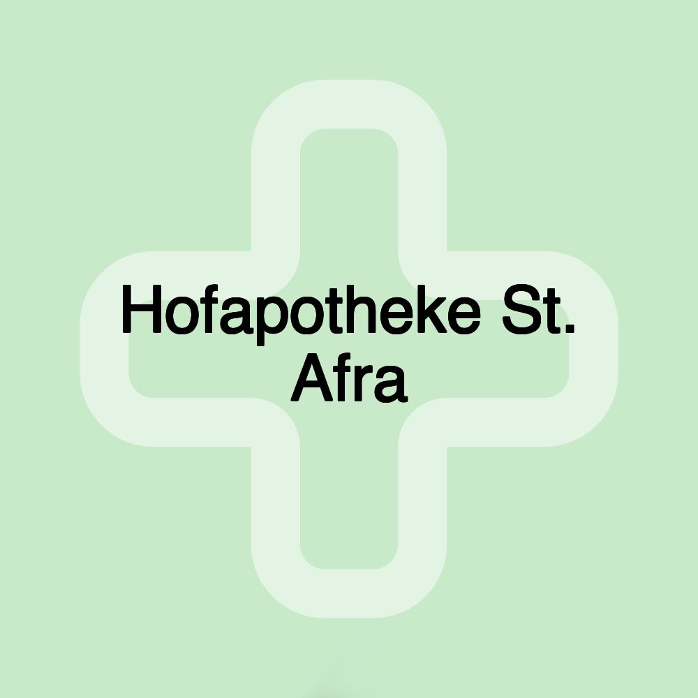 Hofapotheke St. Afra