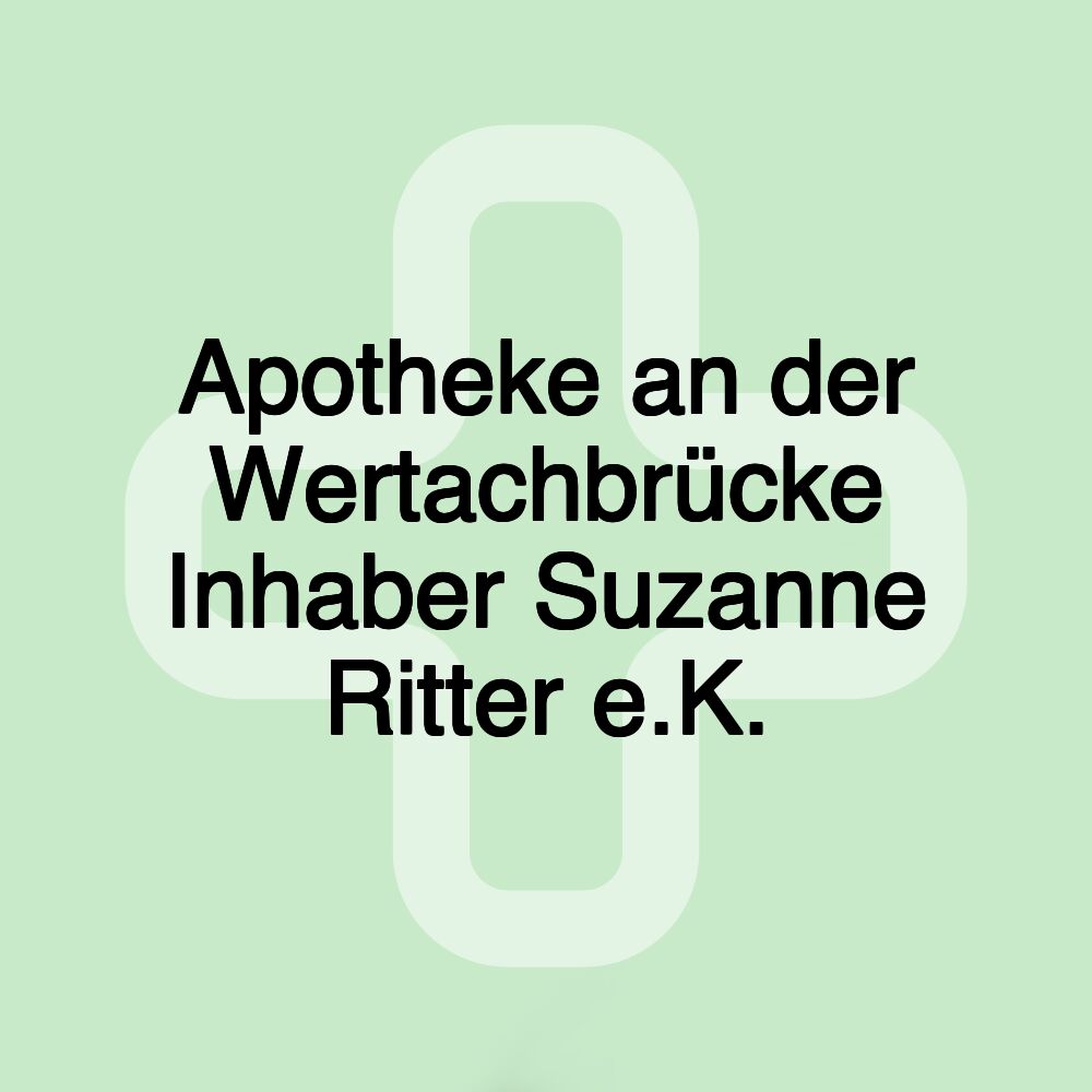 Apotheke an der Wertachbrücke Inhaber Suzanne Ritter e.K.