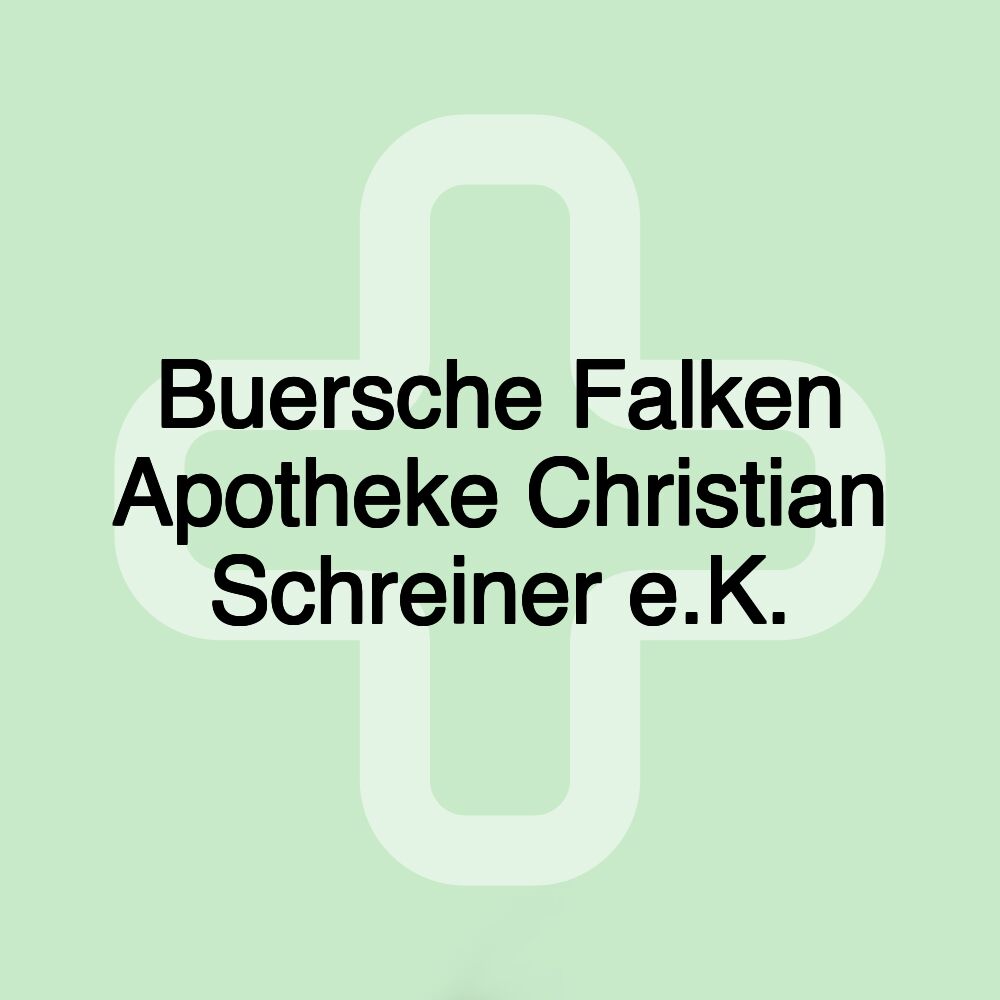 Buersche Falken Apotheke Christian Schreiner e.K.