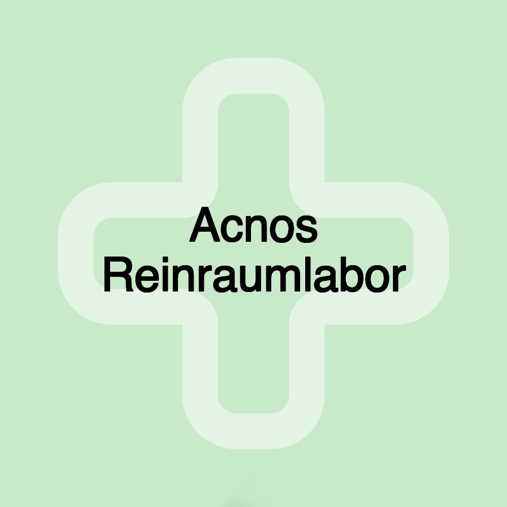 Acnos Reinraumlabor