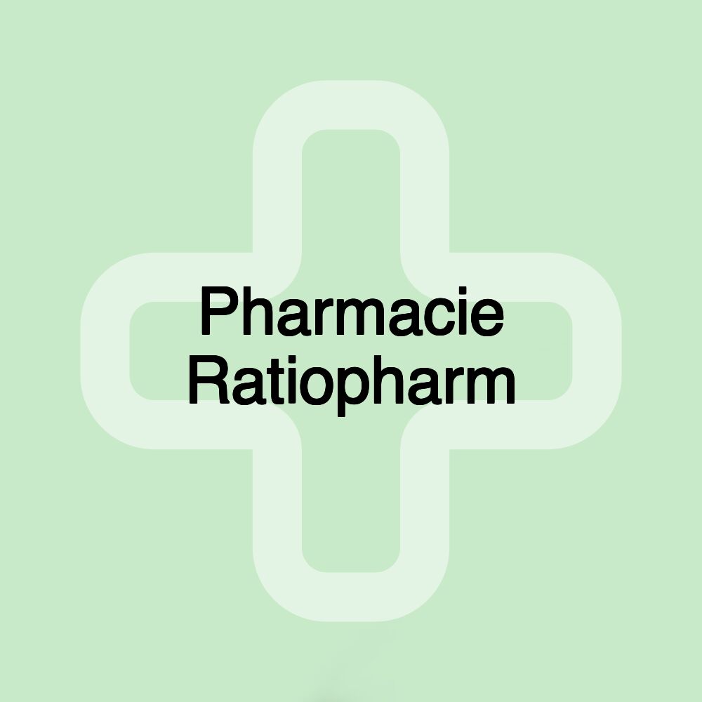 Pharmacie Ratiopharm