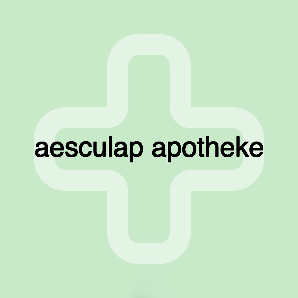 aesculap apotheke