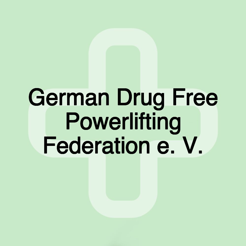 German Drug Free Powerlifting Federation e. V.