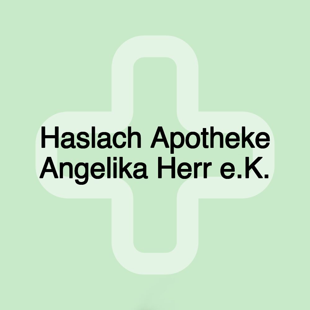 Haslach Apotheke Angelika Herr e.K.