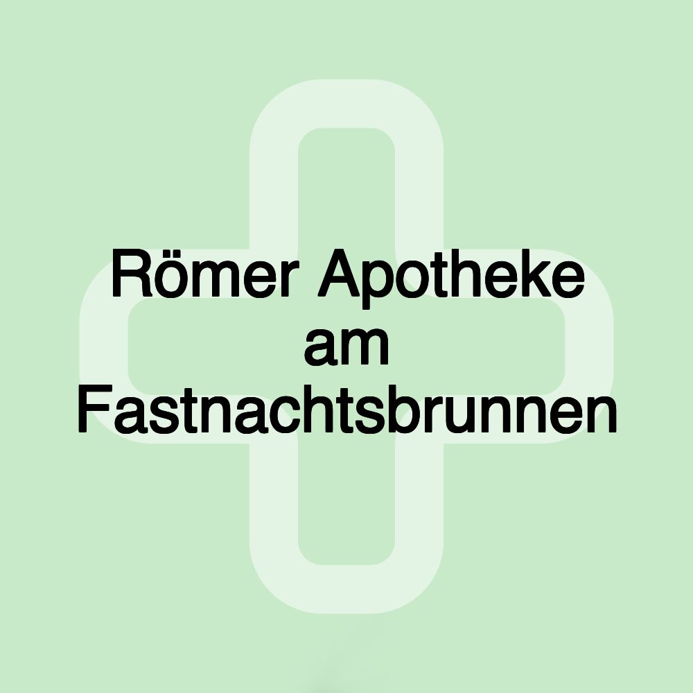 Römer Apotheke am Fastnachtsbrunnen