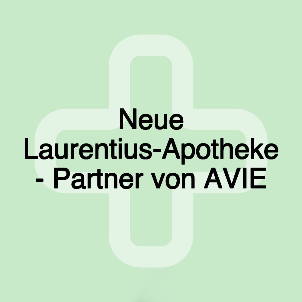 Neue Laurentius-Apotheke - Partner von AVIE