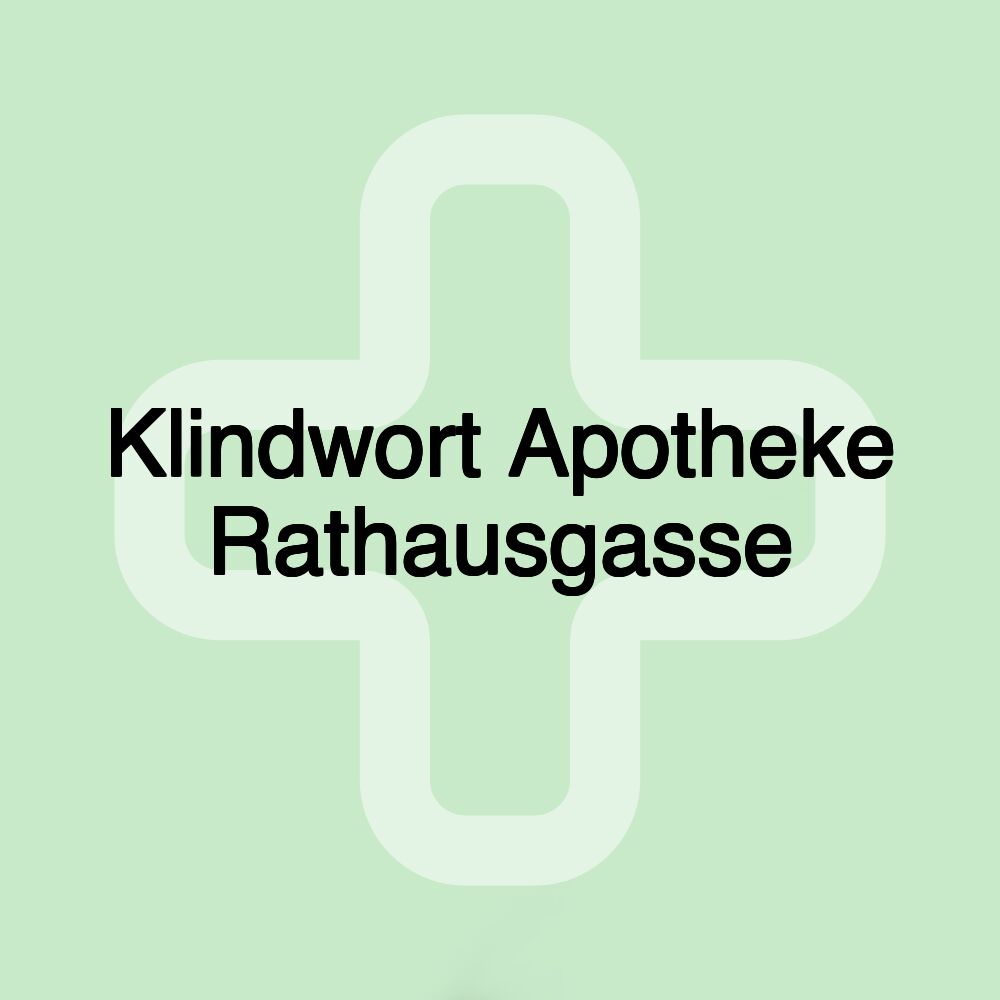 Klindwort Apotheke Rathausgasse