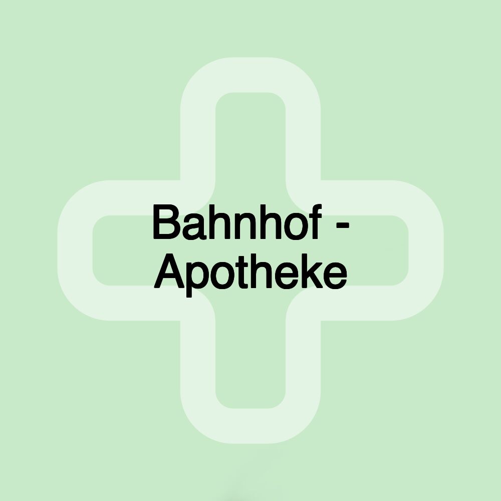 Bahnhof - Apotheke