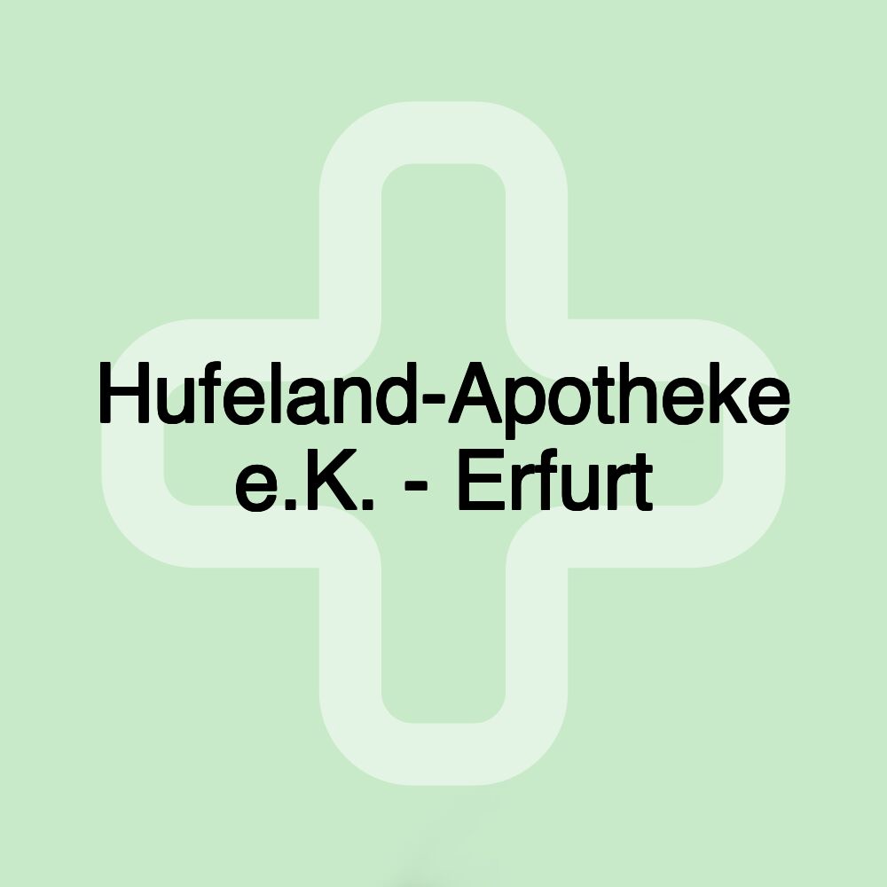 Hufeland-Apotheke e.K. - Erfurt