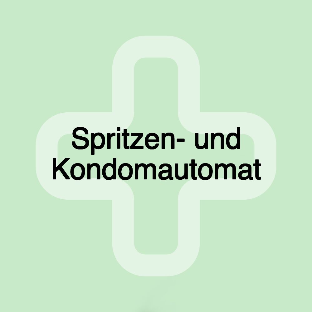 Spritzen- und Kondomautomat