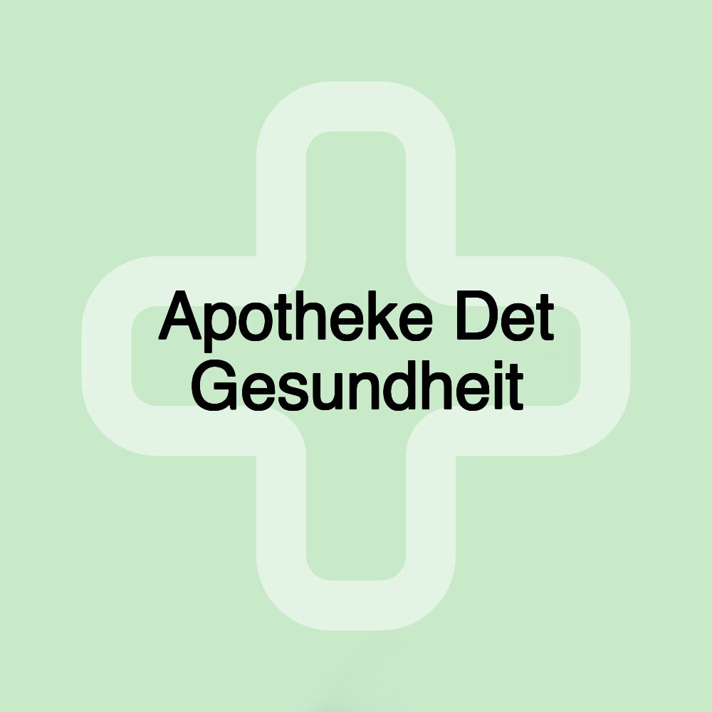 Apotheke Det Gesundheit