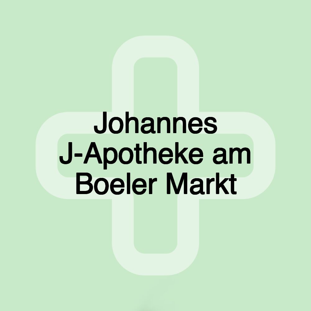 Johannes J-Apotheke am Boeler Markt