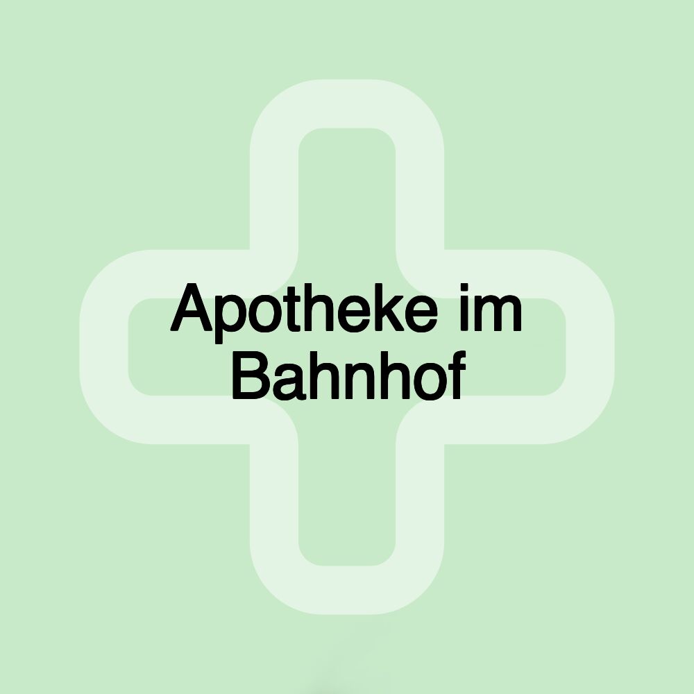 Apotheke im Bahnhof