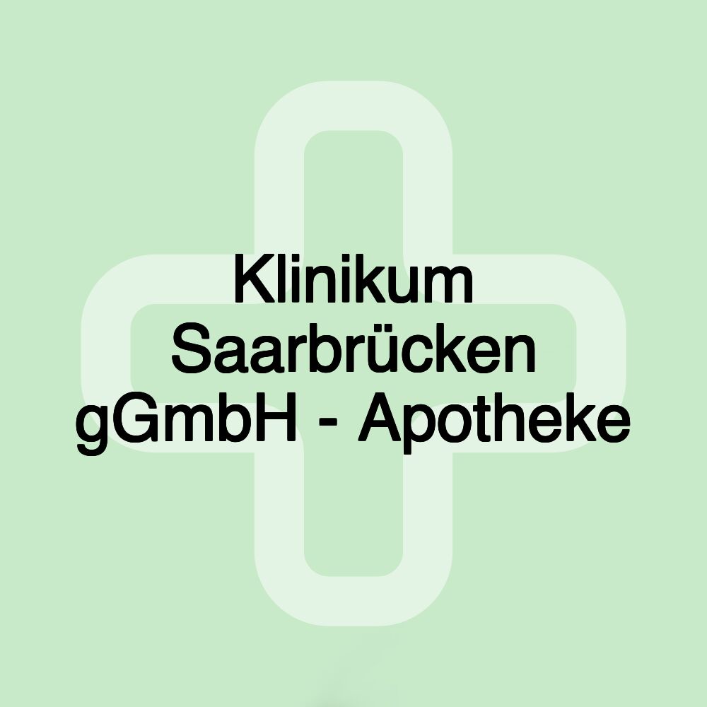 Klinikum Saarbrücken gGmbH - Apotheke