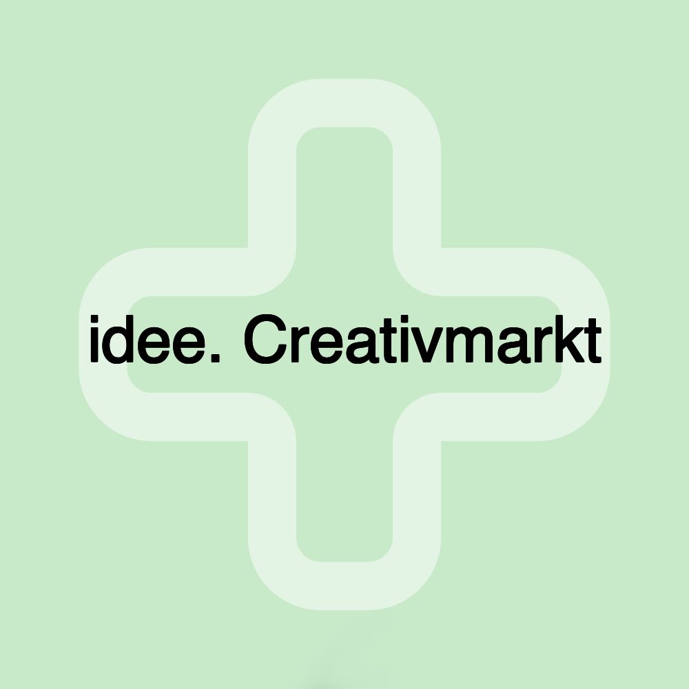 idee. Creativmarkt