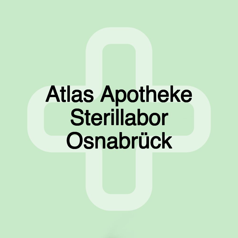 Atlas Apotheke Sterillabor Osnabrück