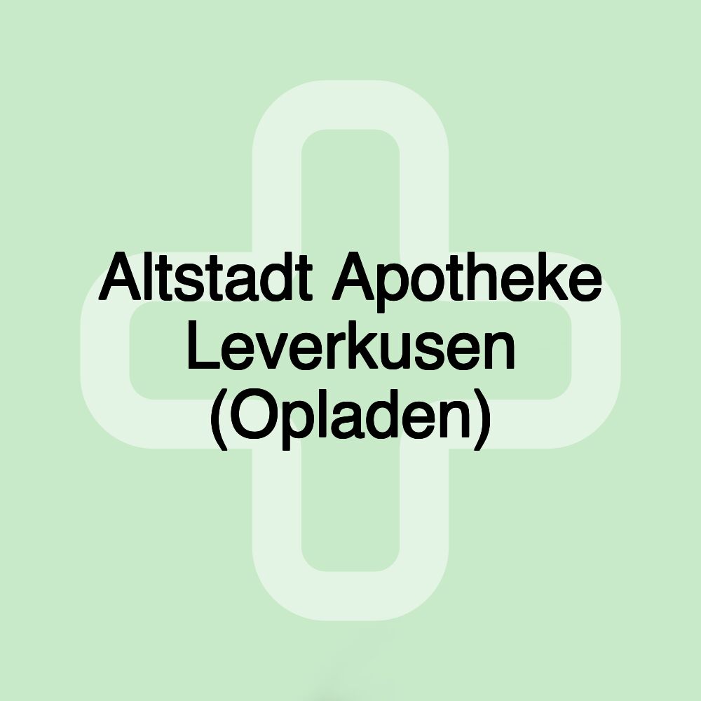 Altstadt Apotheke Leverkusen (Opladen)