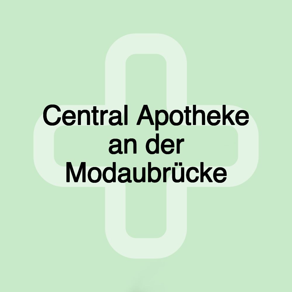 Central Apotheke an der Modaubrücke