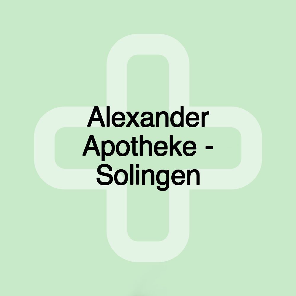 Alexander Apotheke - Solingen