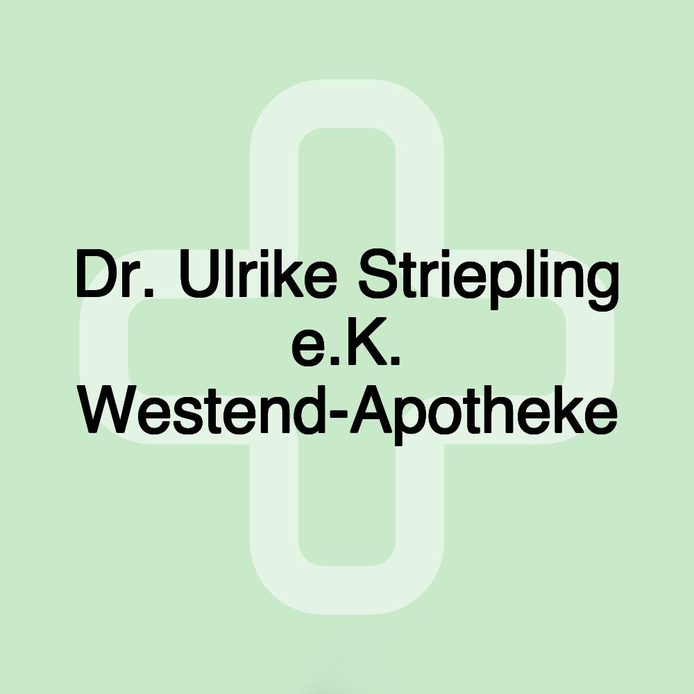 Dr. Ulrike Striepling e.K. Westend-Apotheke