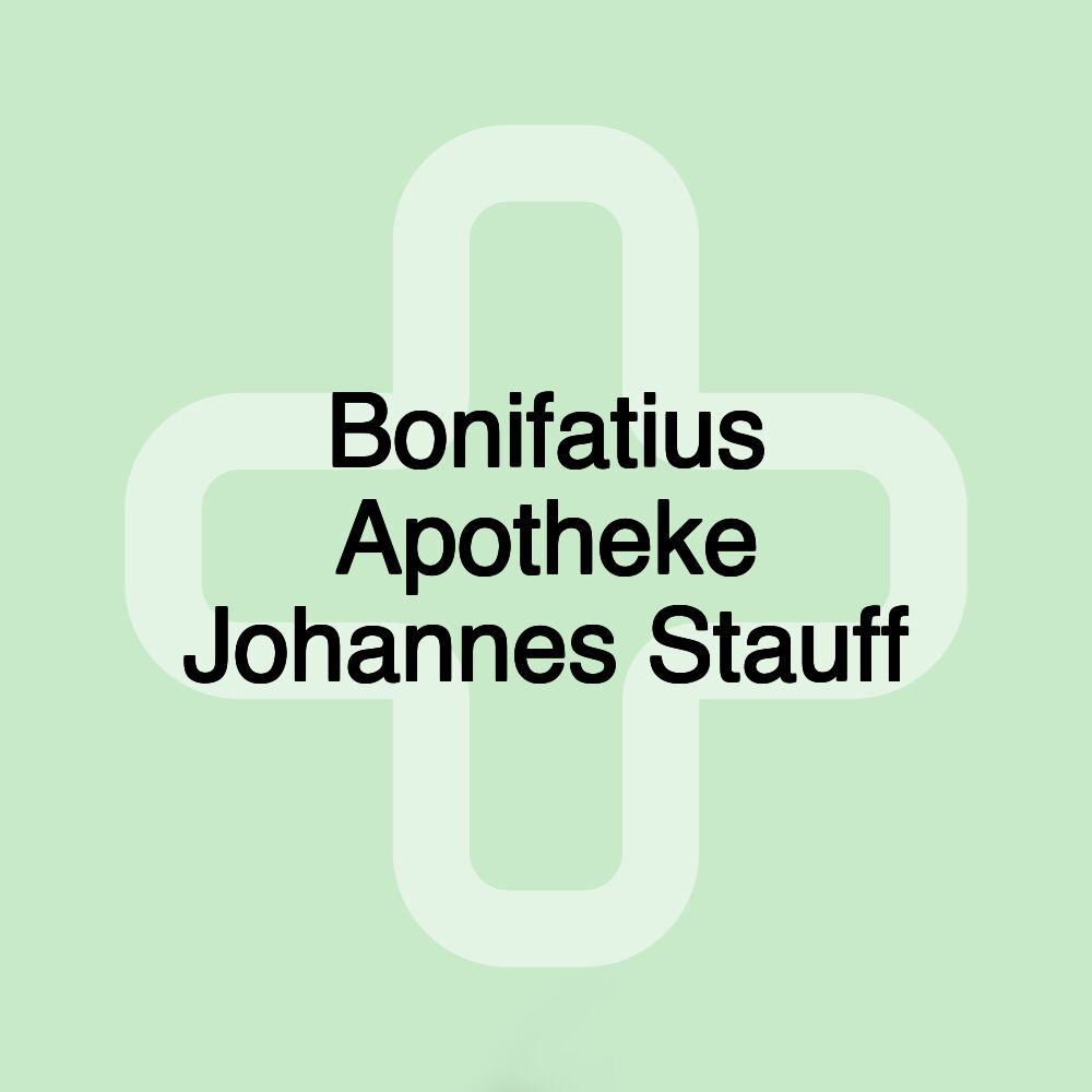 Bonifatius Apotheke Johannes Stauff