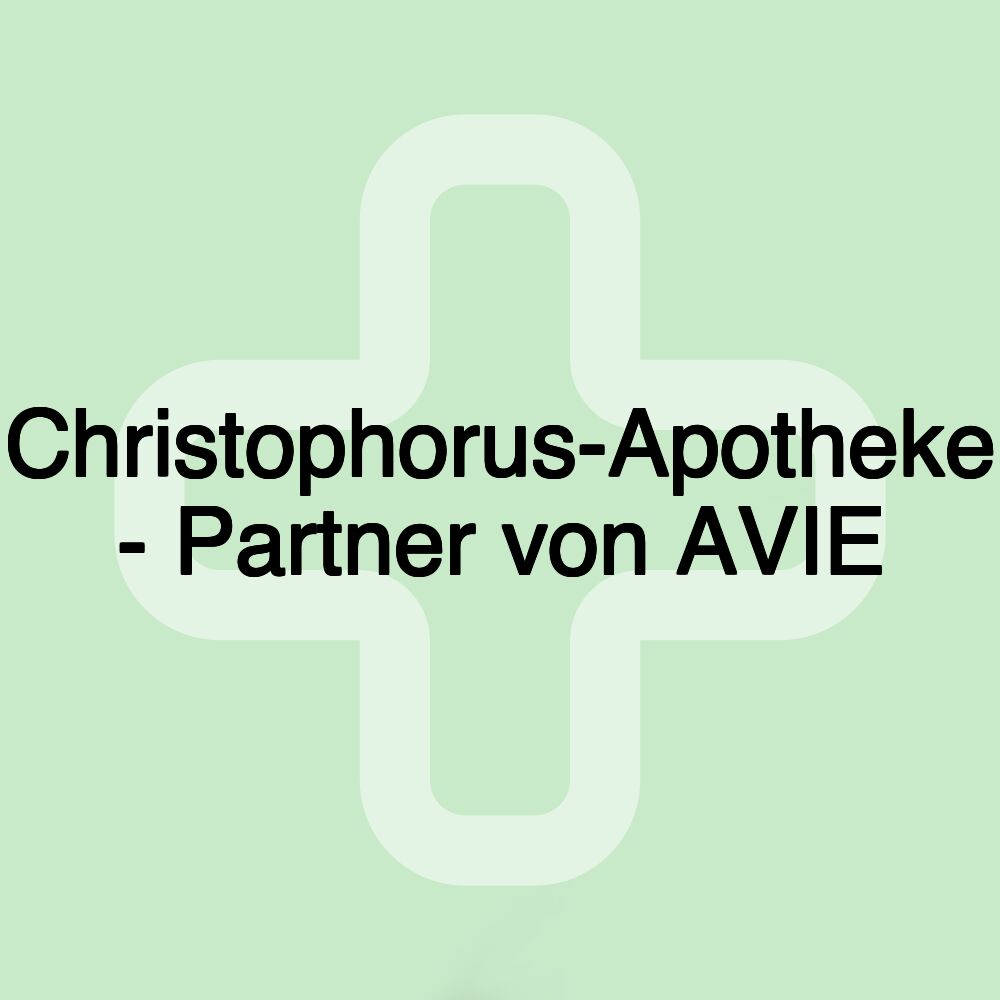 Christophorus-Apotheke - Partner von AVIE