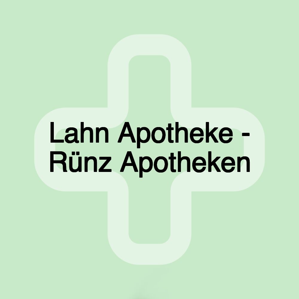 Lahn Apotheke - Rünz Apotheken