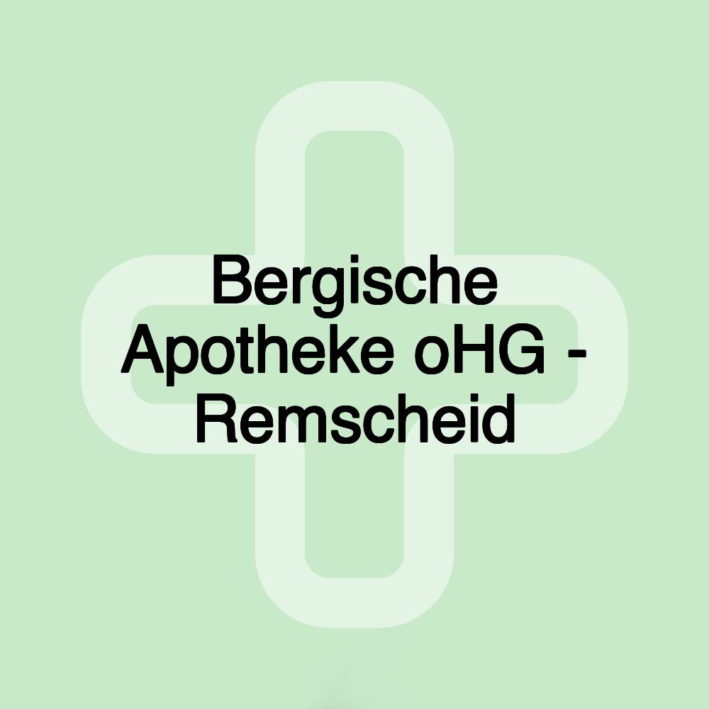 Bergische Apotheke oHG - Remscheid