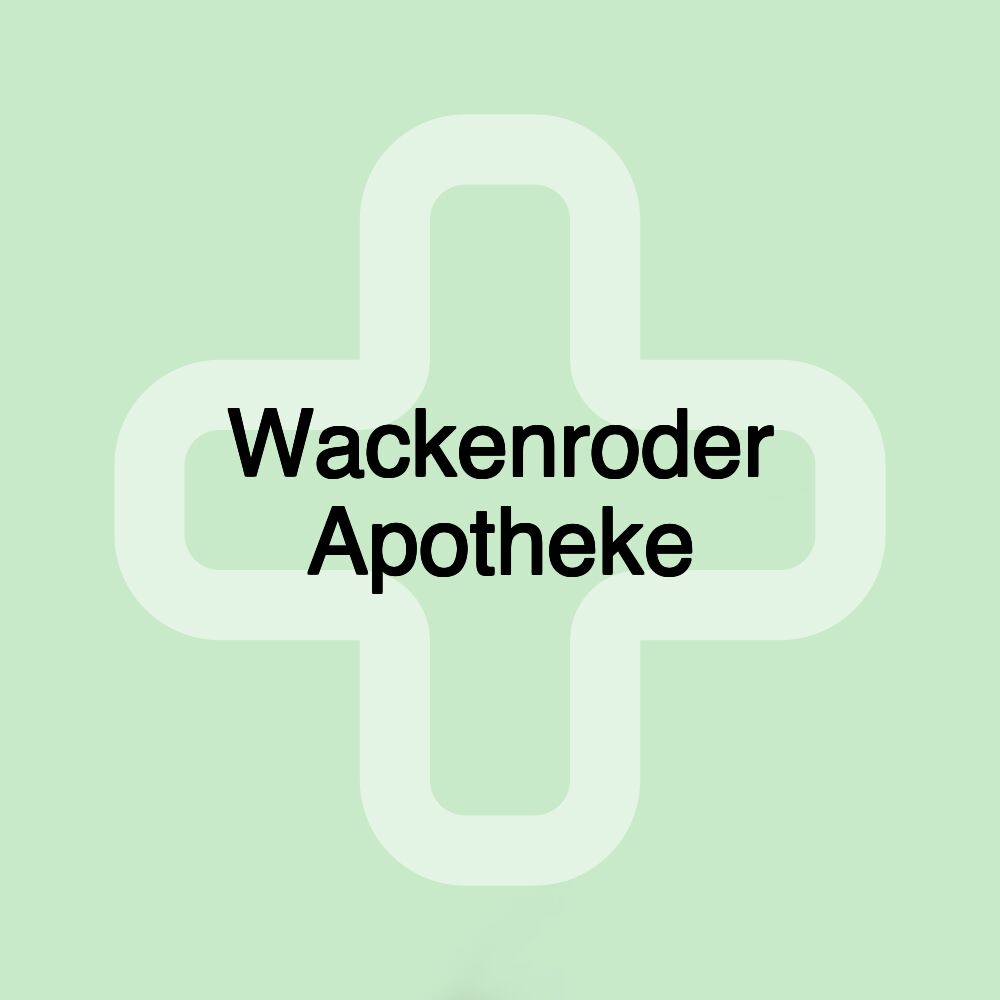 Wackenroder Apotheke